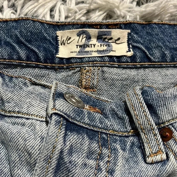 WE the free denim skirt size 25 - Picture 5 of 14